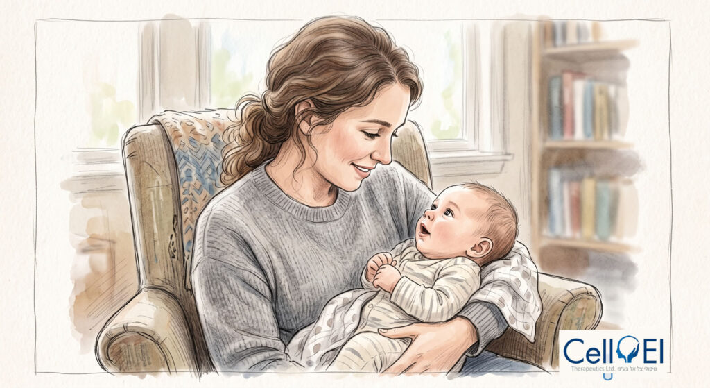 Mother and Baby - looking at each other